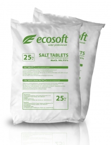 Таблетированная соль для систем водоочистки Ecosoft 25 кг